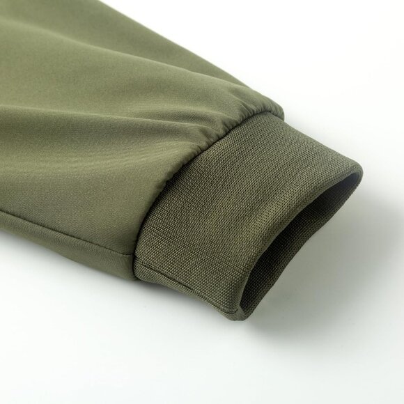 Men's Avocado Green Stylish Fashion Bomber Jackets Coats Casual Zipper Pockets - Picture 6 of 7